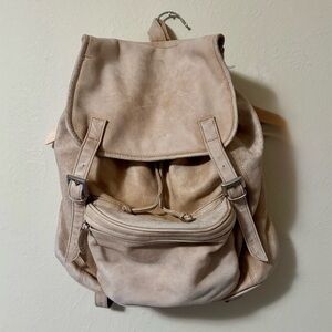 Green Fields leather backpack